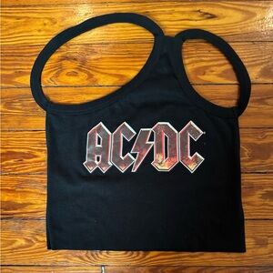 3 for $10 AC/DC Black Graphic Backless Tee XL Fashion Nova